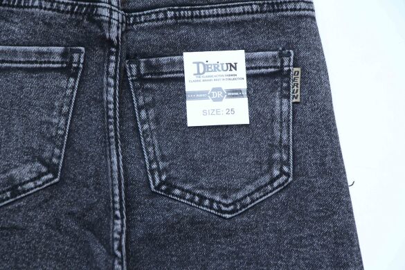 Купить Женские Джинсы Трубы DERUN DR8189 (25/30 -6 ед.) оптом в интернет магазин jeansoptom.com