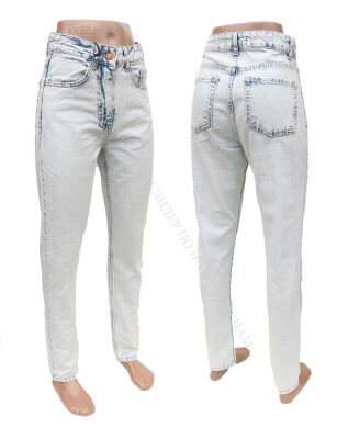 Купить Женские Джинсы MOM REALFOCUS 1382-14 (26/30 -5 ед.) оптом в интернет магазин jeansoptom.com