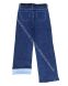 Женские Джинсы Трубы На Байке LDM L0017 (30/36 -6 ед.) фото 2 - jeansoptom.com 