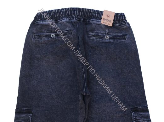 Мужские Джинсы На резинке VINGVGS V399-2 (29/38 -8 ед.)