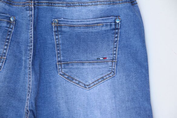 Женские Джинсы Капри На резинке VINDASION C1036 (32/42 -6 ед.)