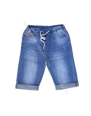 Женские Джинсы Капри На резинке VINDASION C1036 (32/42 -6 ед.)