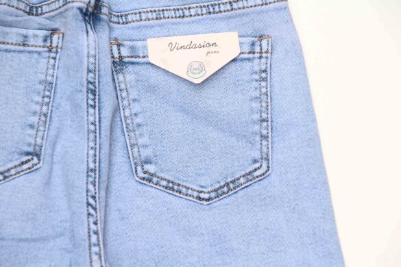 Купить Женские Джинсы Трубы MOM VINDASION V3072 (25/30 -6 ед.) оптом в интернет магазин jeansoptom.com