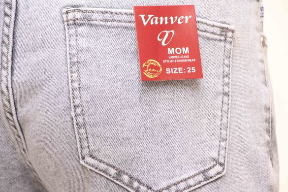 Купить Женские Джинсы MOM VANVER F81817 (25/30 -6 ед.) оптом в интернет магазин jeansoptom.com