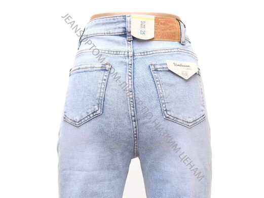 Купить Женские Джинсы MOM VINDASION V3063 (25/30 -6 ед.) оптом в интернет магазин jeansoptom.com