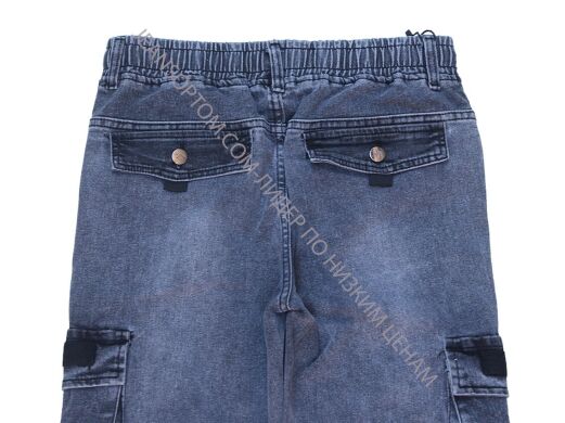 Мужские Джинсы На резинке FANGSIDA U8649 (30/36 -8 ед.)