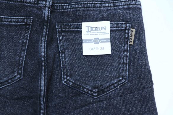 Купить Женские Джинсы Трубы DERUN DR8161 (25/30 -6 ед.) оптом в интернет магазин jeansoptom.com