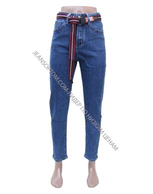 Купить Женские Джинсы МОМ DERUN DR8165 (25/30 -6 ед.) оптом в интернет магазин jeansoptom.com