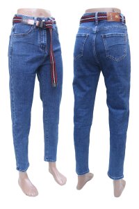 Купить Женские Джинсы МОМ DERUN DR8165 (25/30 -6 ед.) оптом в интернет магазин jeansoptom.com