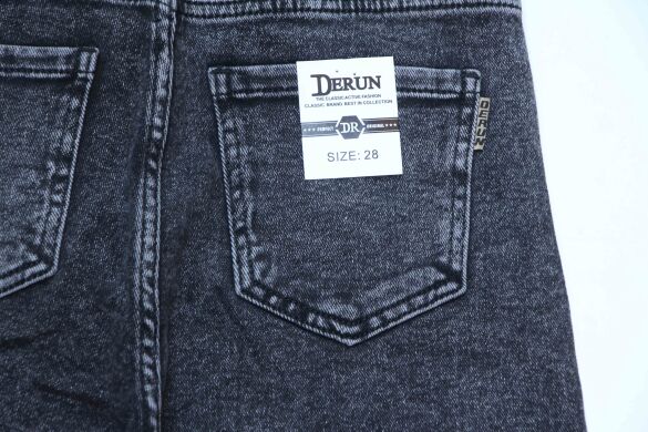 Купить Женские Джинсы Трубы DERUN DR8178 (28/33 -6 ед.) оптом в интернет магазин jeansoptom.com