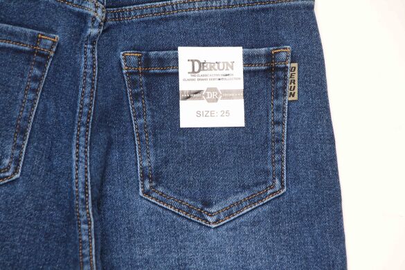Купить Женские Джинсы МОМ DERUN DR8190 (25/30 -6 ед.) оптом в интернет магазин jeansoptom.com