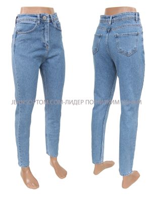 Лидер по низким ценам Купить Женские Джинсы MOM SARA 4200 (26/31 -6 ед.) оптом в интернет магазин jeansoptom.com